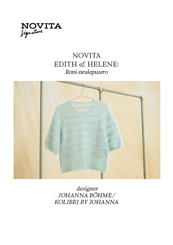 Ladattava ohje: Roni-neulepusero (FIN/SWE/ENG/DE/NL)