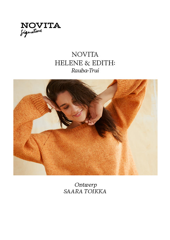 Ladattava ohje: Rauha-neulepusero (FIN/ENG/SWE/DE/NL)