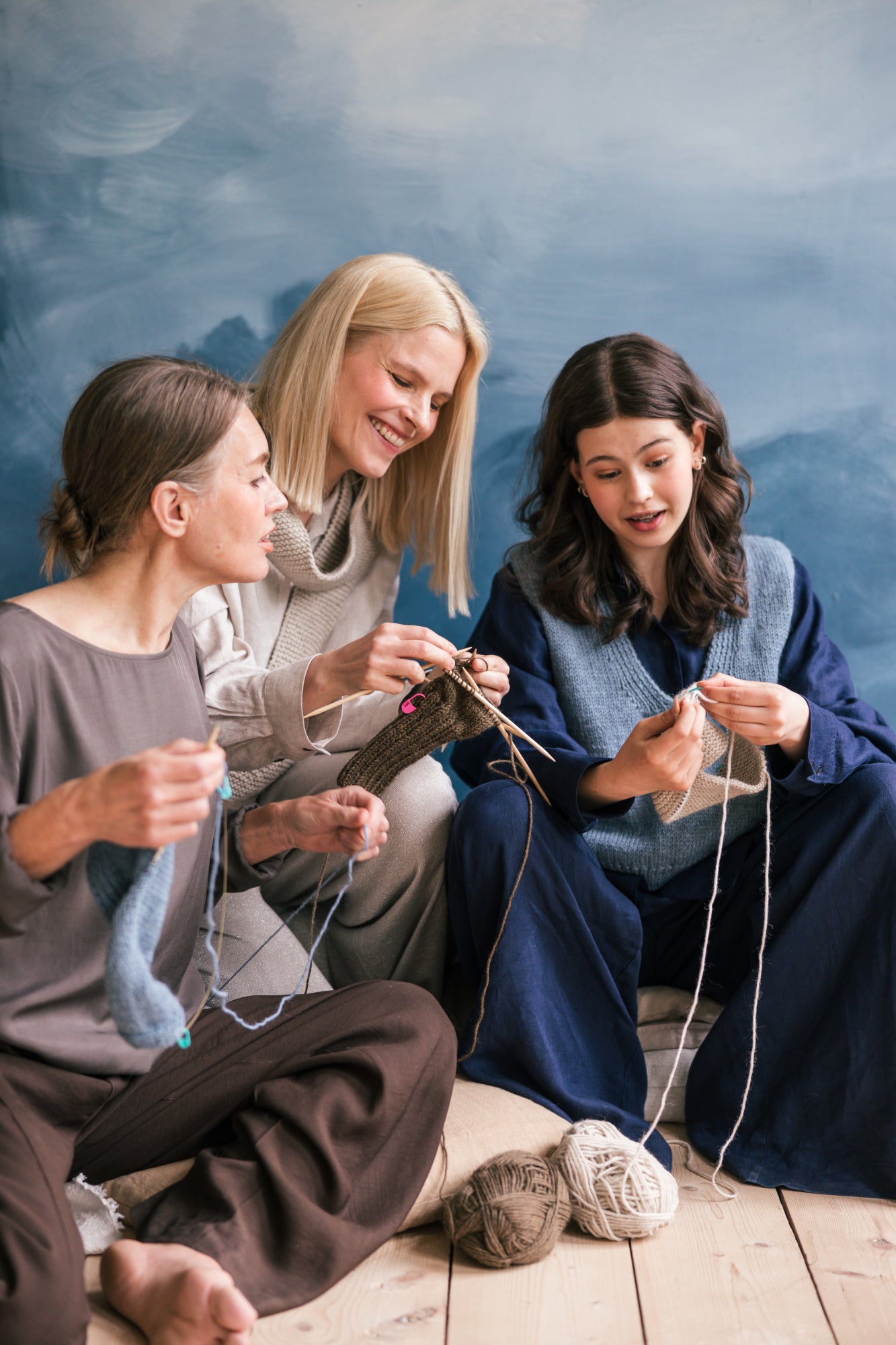 Opi neulomaan, taso 1: Huppuhuivi