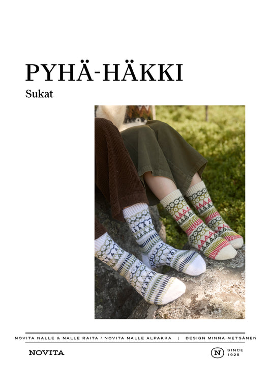 Downloadable pattern: Pyhä-Häkki Socks (FIN/ENG, Autumn 2026)