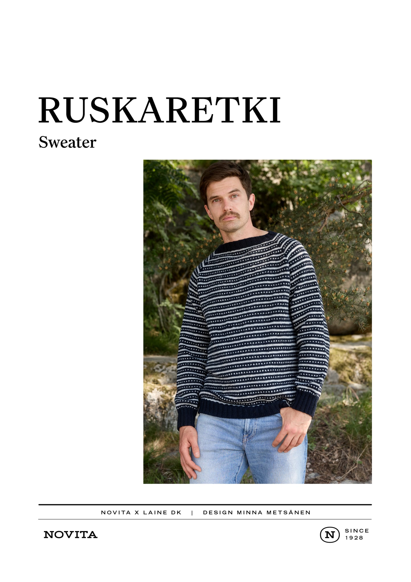 Downloadable pattern: Ruskaretki Sweater (FIN/ENG, Autumn 2026)