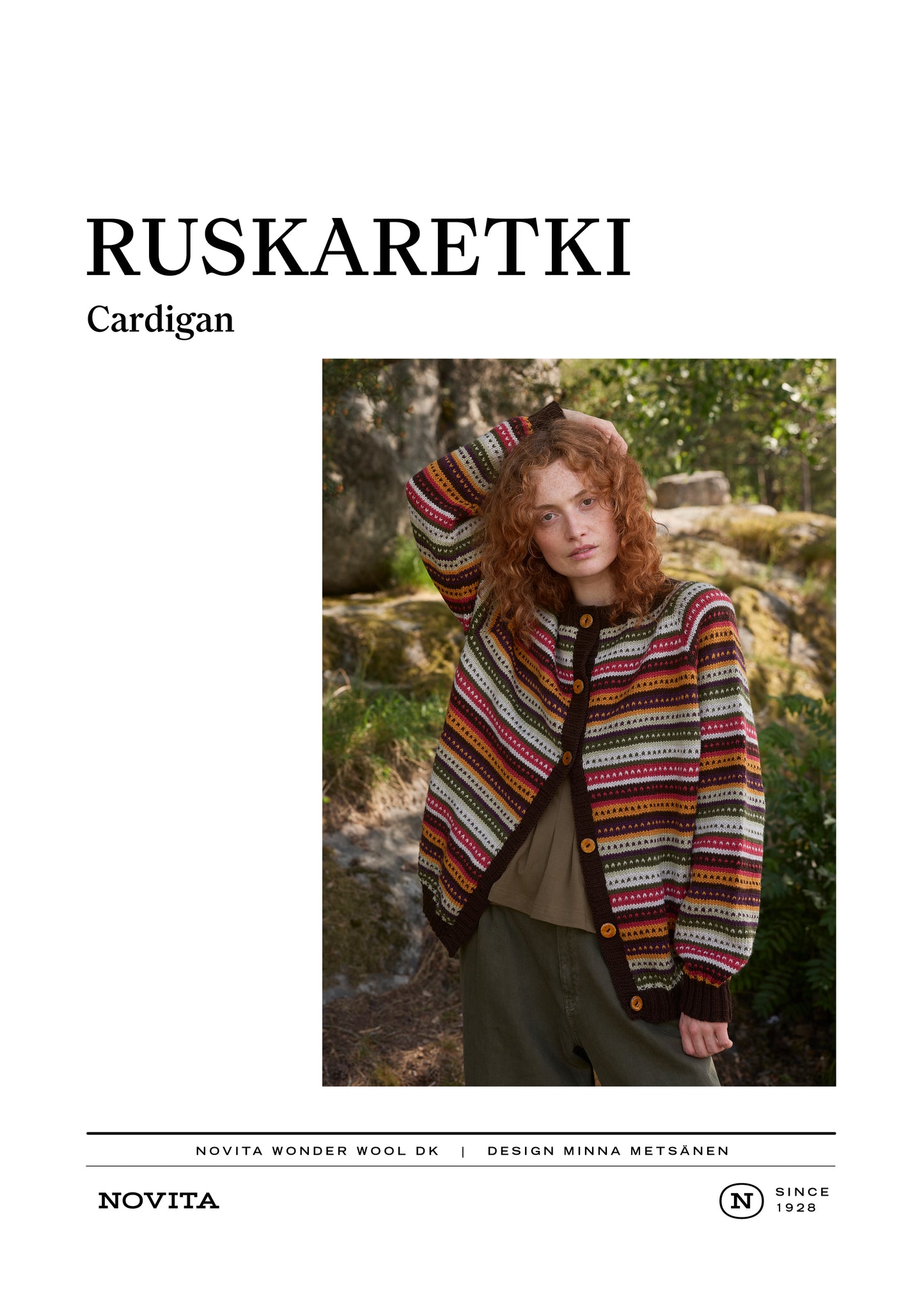 Ladattava ohje: Ruskaretki-neuletakki (FIN/ENG/DE/NL, Syksy 2026)