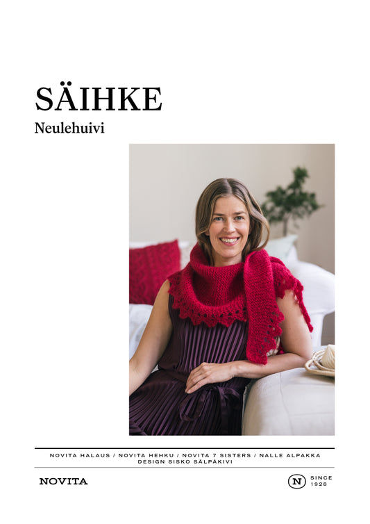 Downloadable pattern: Säihke Scarf (FIN/ENG)