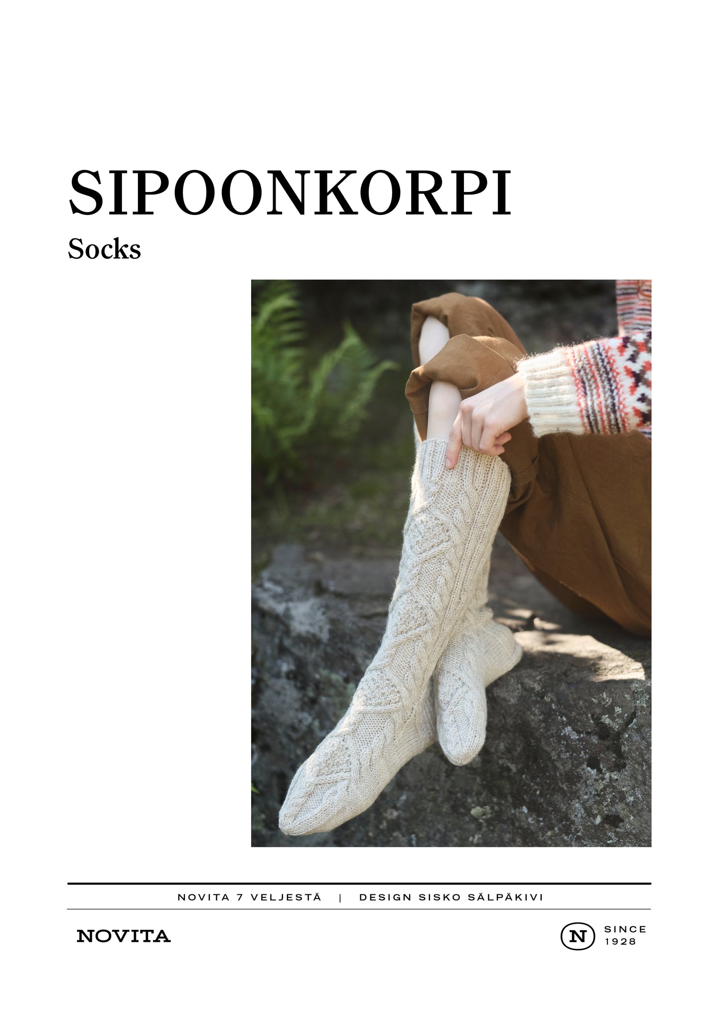Downloadable pattern: Sipoonkorpi Socks (FIN/ENG, Autumn 2026)