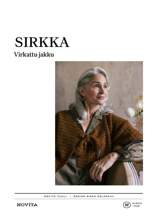 Ladattava ohje: Sirkka- virkattu jakku (FIN/SWE/ENG)