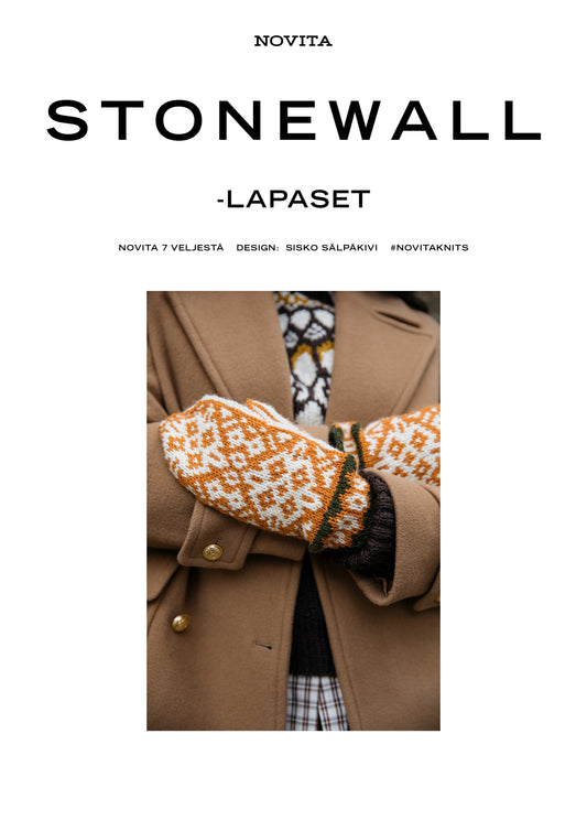 Downloadable pattern: Stonewall mittens (Autumn 2025) FIN/SWE/ENG