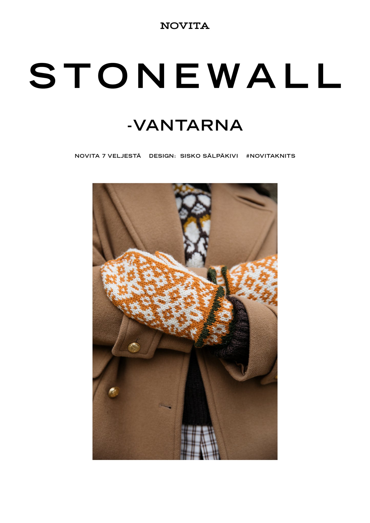Downloadable pattern: Stonewall mittens (Autumn 2025) FIN/SWE/ENG