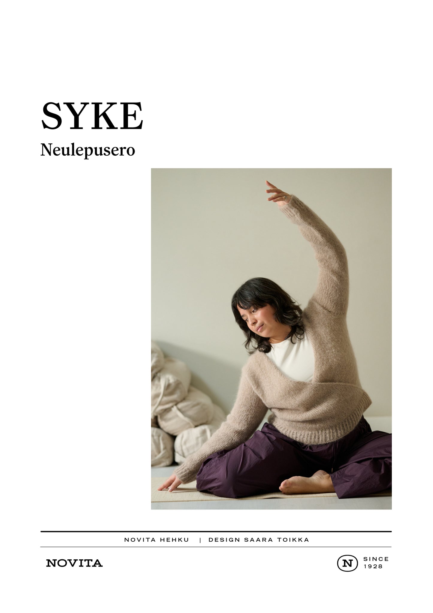 Ladattava ohje: Syke-neulepusero (Kevät 2026)