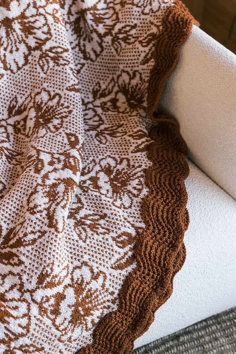 Downloadable pattern: Myrna Blanket (Arabia x Novita)