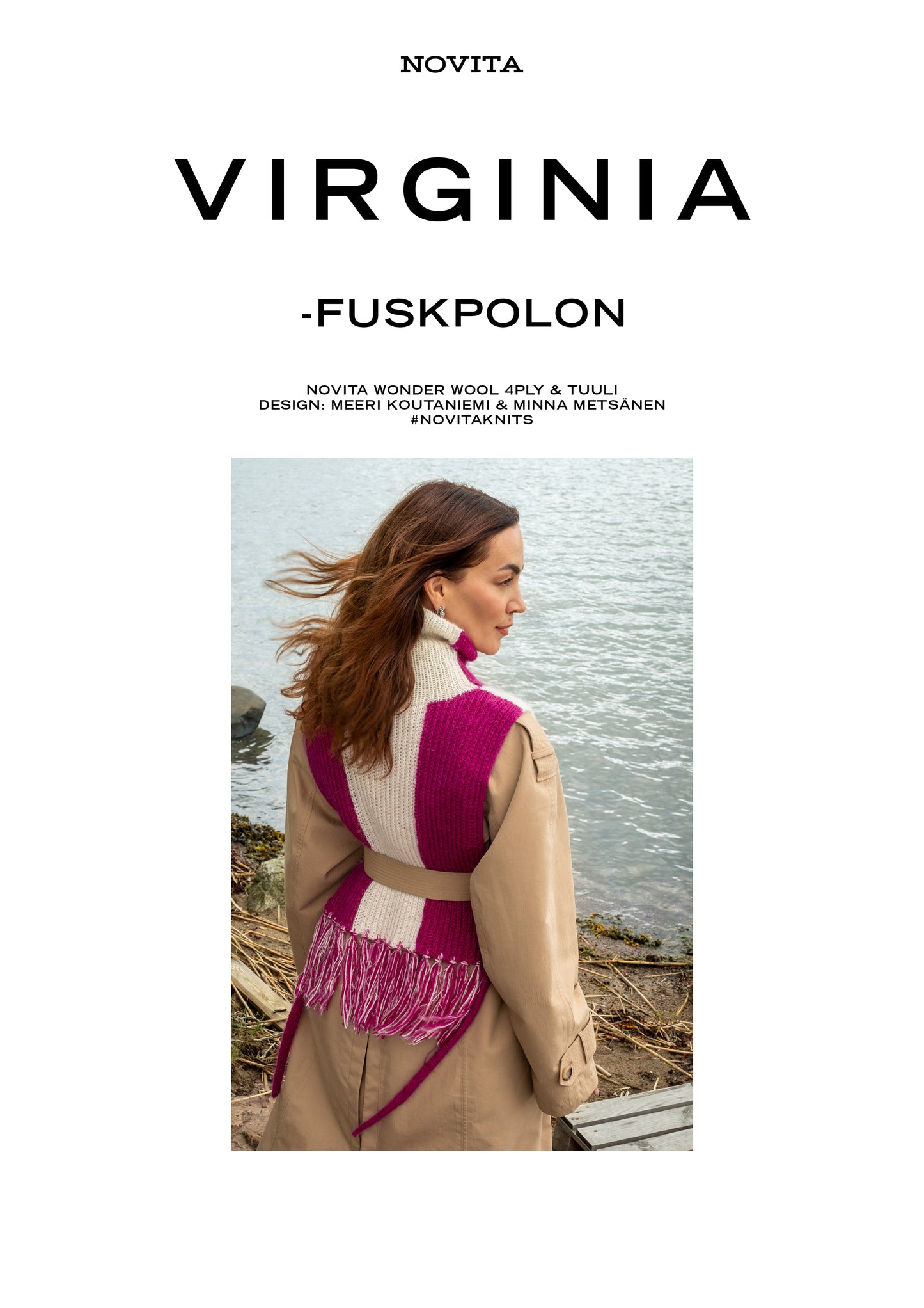 Downloadable pattern: Virginia knitted collar (Autumn 2025) FIN/SWE/ENG