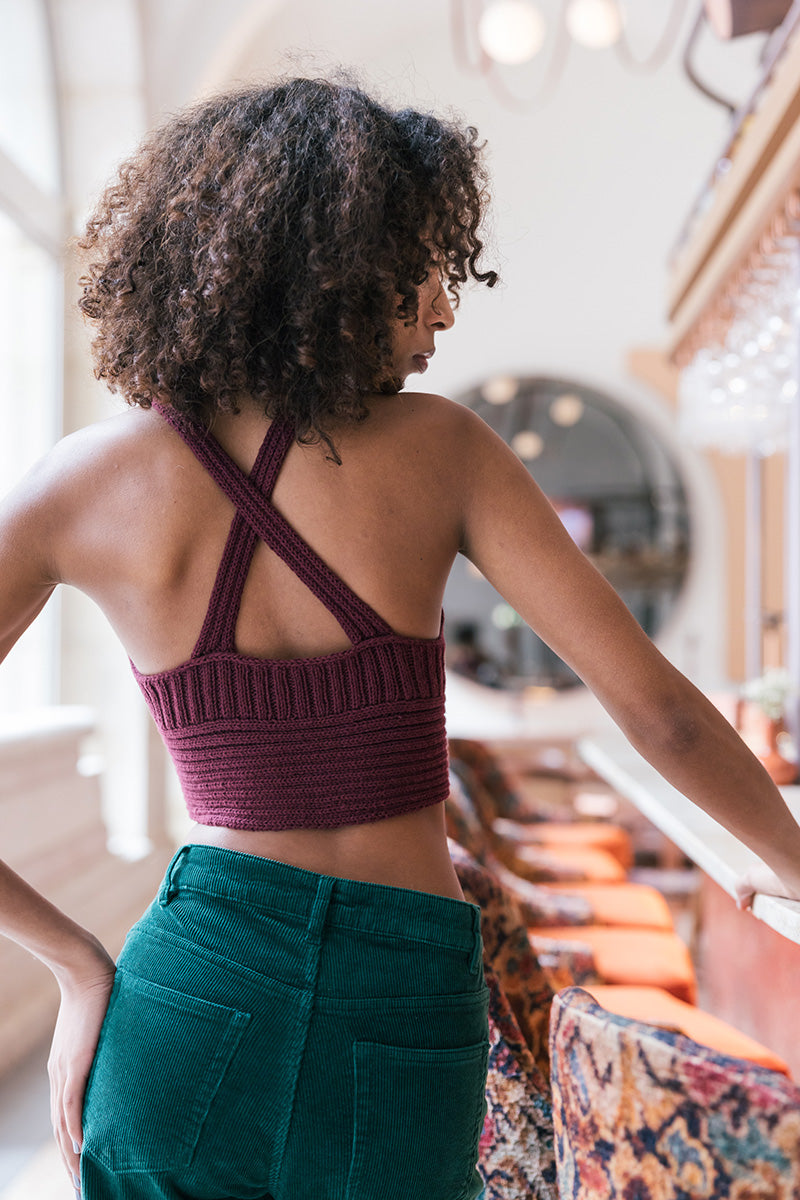 Downloadable pattern: Audrey Knitted Top (Novita Essentials) FIN/SWE/ENG