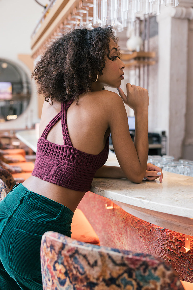 Downloadable pattern: Audrey Knitted Top (Novita Essentials) FIN/SWE/ENG