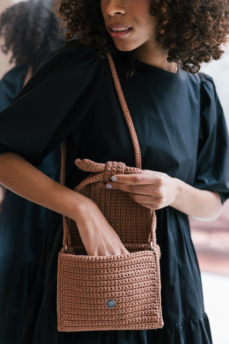 Downloadable pattern: Boa Bag (Novita Essentials)