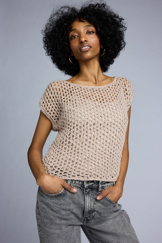 Downloadable pattern: Félicité Knitted Top (Novita Summer 2024)