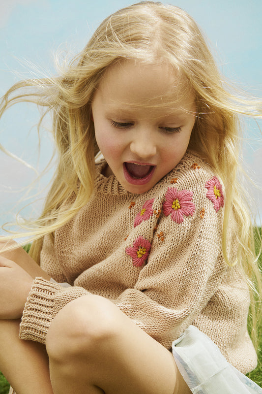 Downloadable pattern: Hilppa Sweater (Novita Summer 2025)