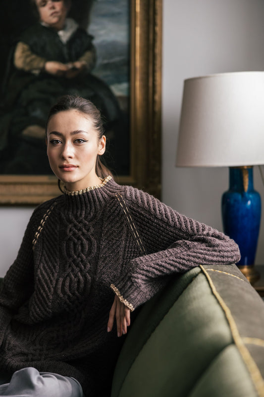 Downloadable pattern: Imperiumi Sweater (Novita Spring 2025)