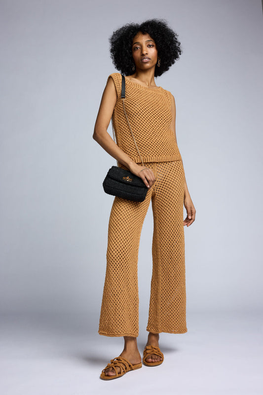 Downloadable pattern: Liberté Knitted Trousers (Novita Summer 2024)