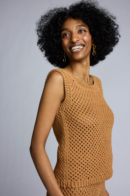 Downloadable pattern: Liberté Knitted Top (Novita Summer 2024) FIN/SWE/ENG