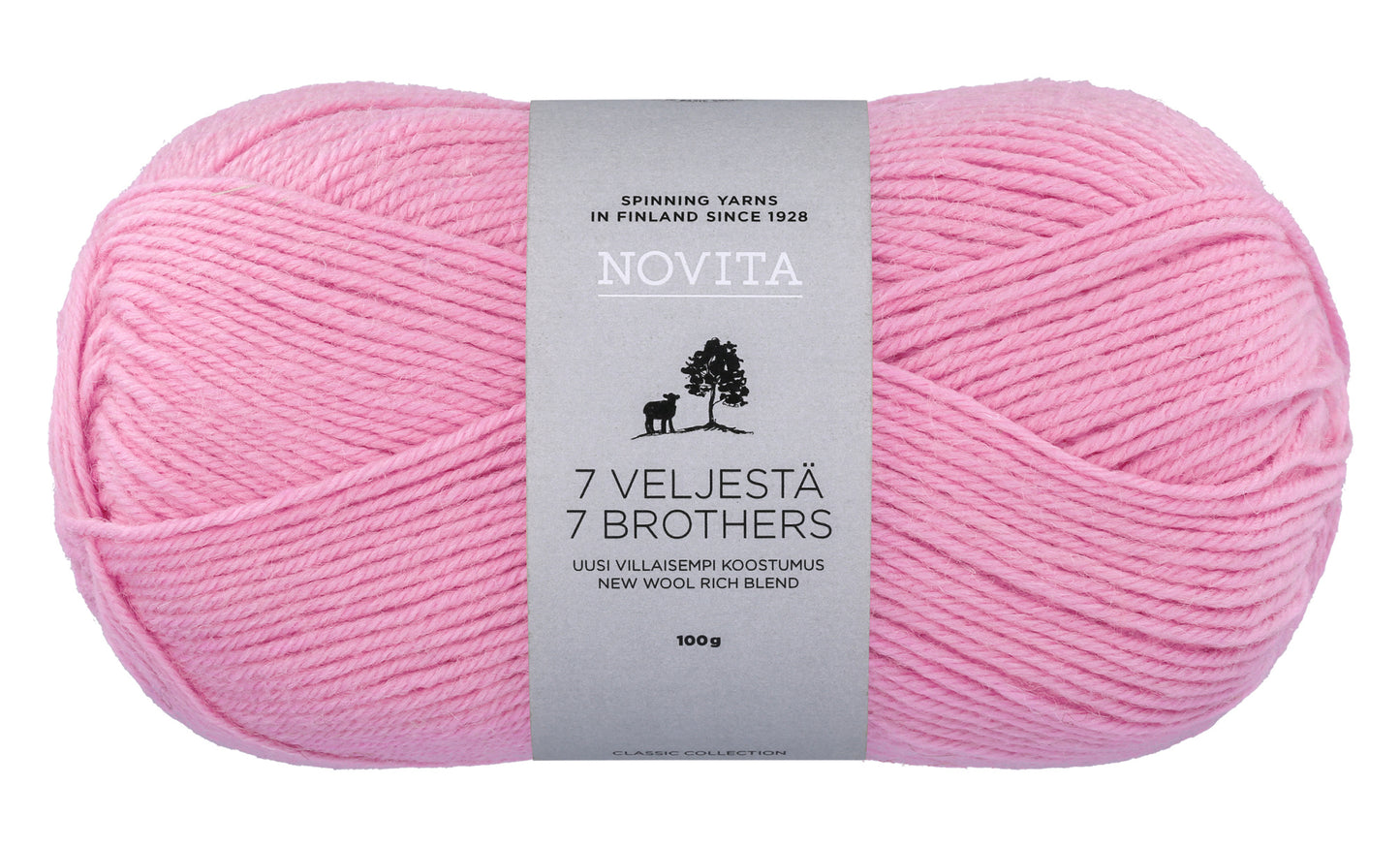 Novita 7 Veljestä villasekoitelanka