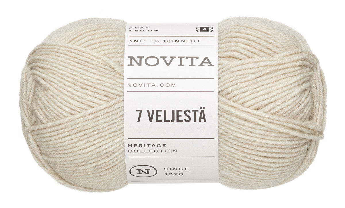 Novita 7 Veljestä villasekoitelanka