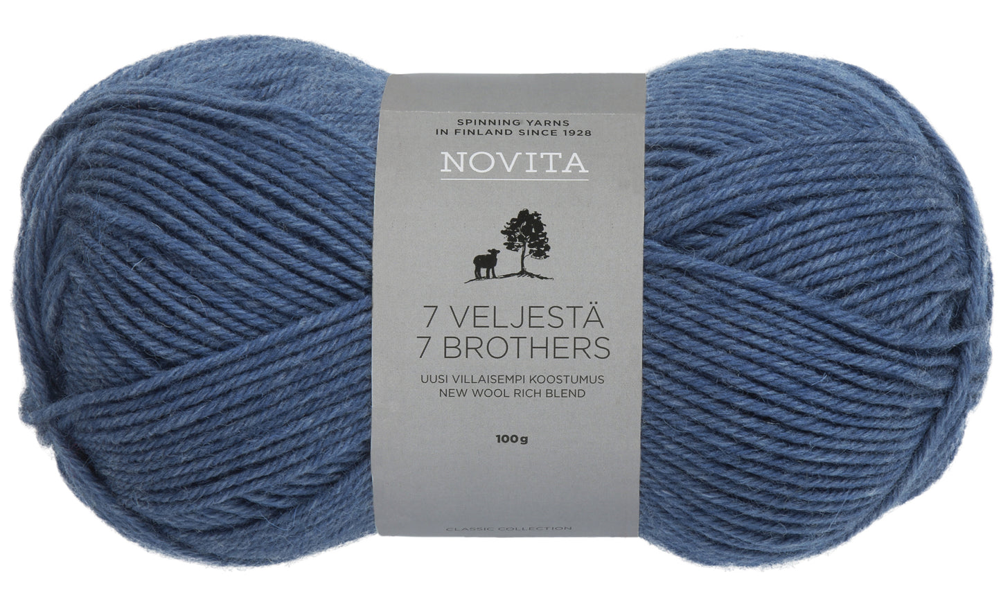 Novita 7 Veljestä villasekoitelanka