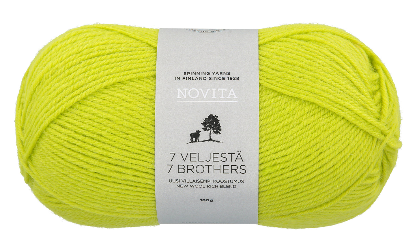 Novita 7 Veljestä villasekoitelanka