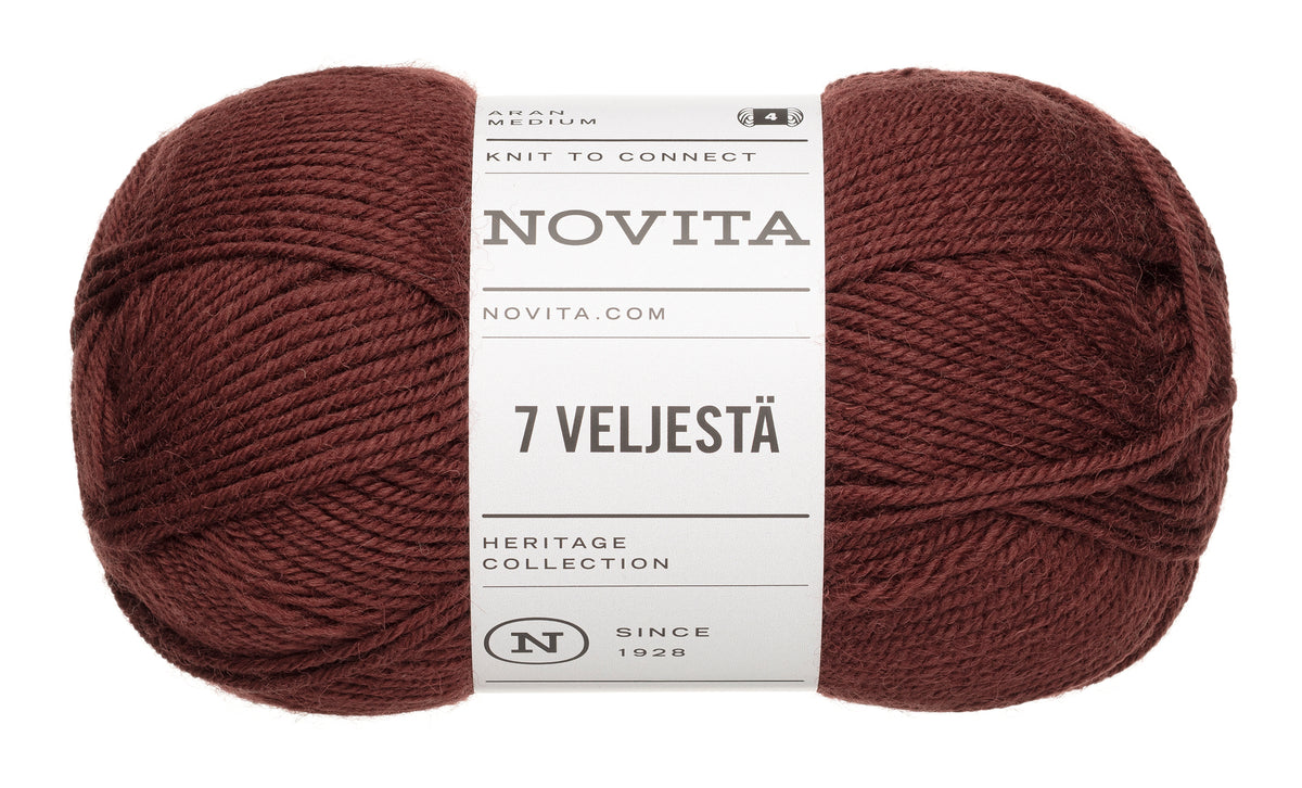 Novita 7 Veljestä villasekoitelanka