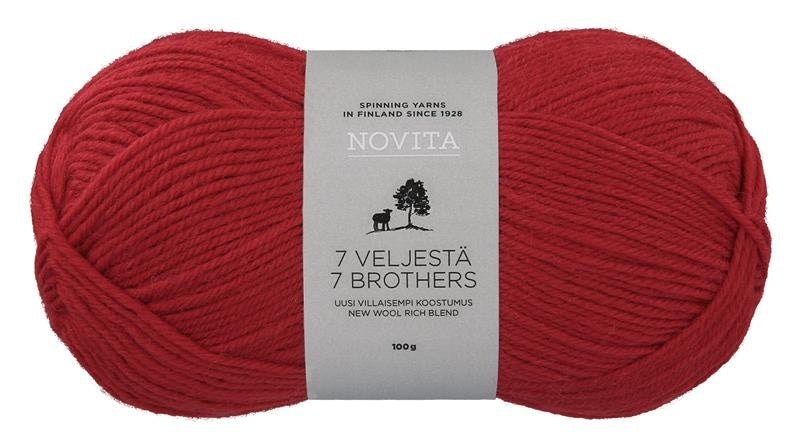 Novita 7 Veljestä villasekoitelanka