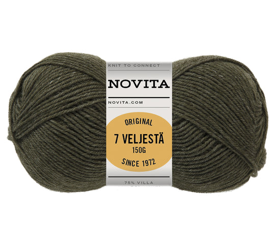 Novita 7 Veljestä Original 150 g villasekoitelanka