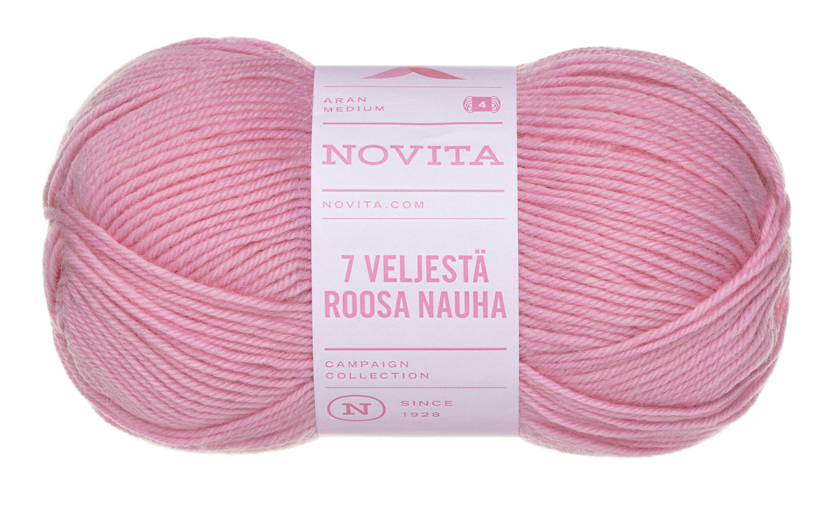 Novita 7 Veljestä Roosa Nauha