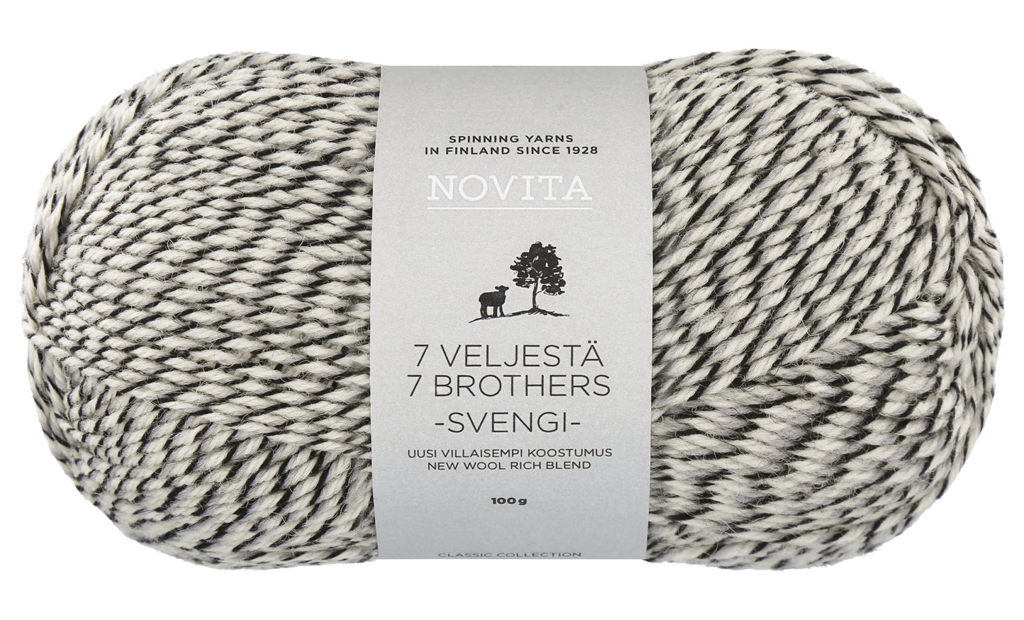Novita 7 Veljestä Svengi 100 g sockgarn