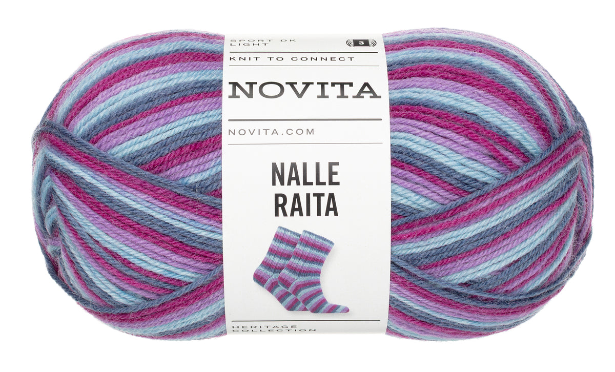 Novita Nalle Raita 100 g villasekoitelanka