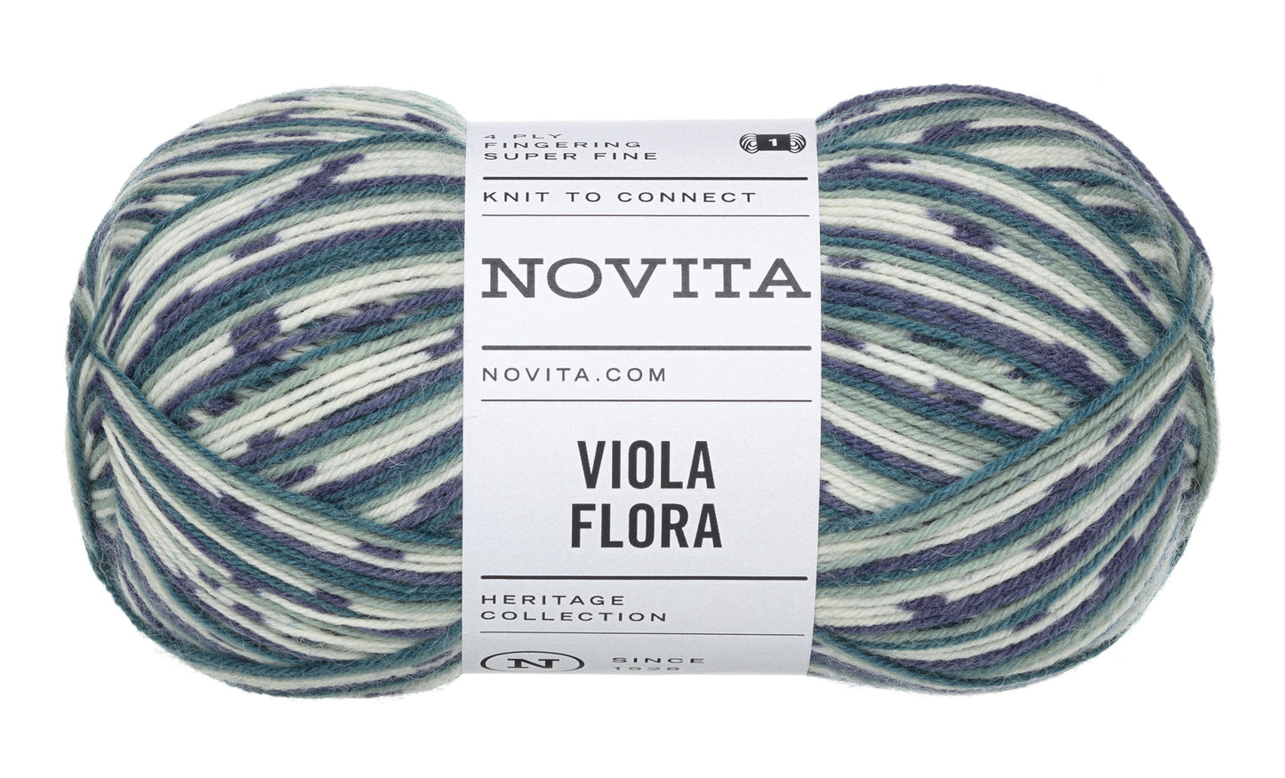 Novita Viola Flora 100 g villasekoitelanka