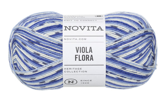 Novita Viola Flora 100 g villasekoitelanka