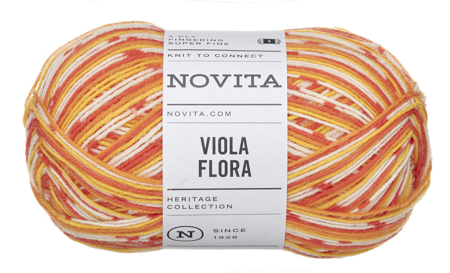 Novita Viola Flora 100 g villasekoitelanka