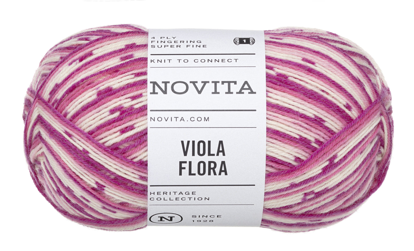 Novita Viola Flora 100 g villasekoitelanka