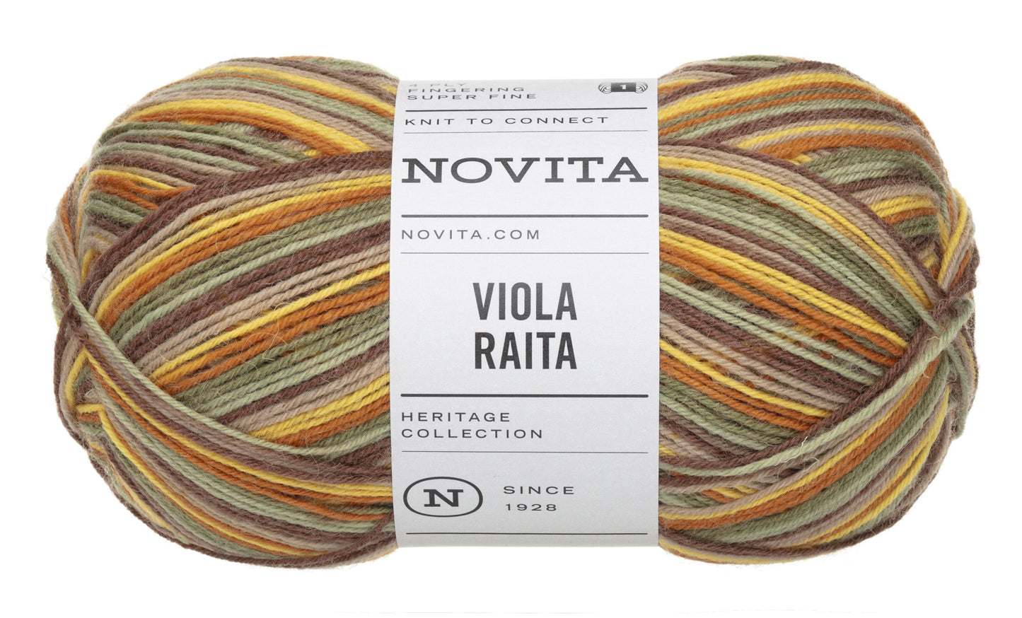 Novita Viola Raita 100 g 100 % ullgarn