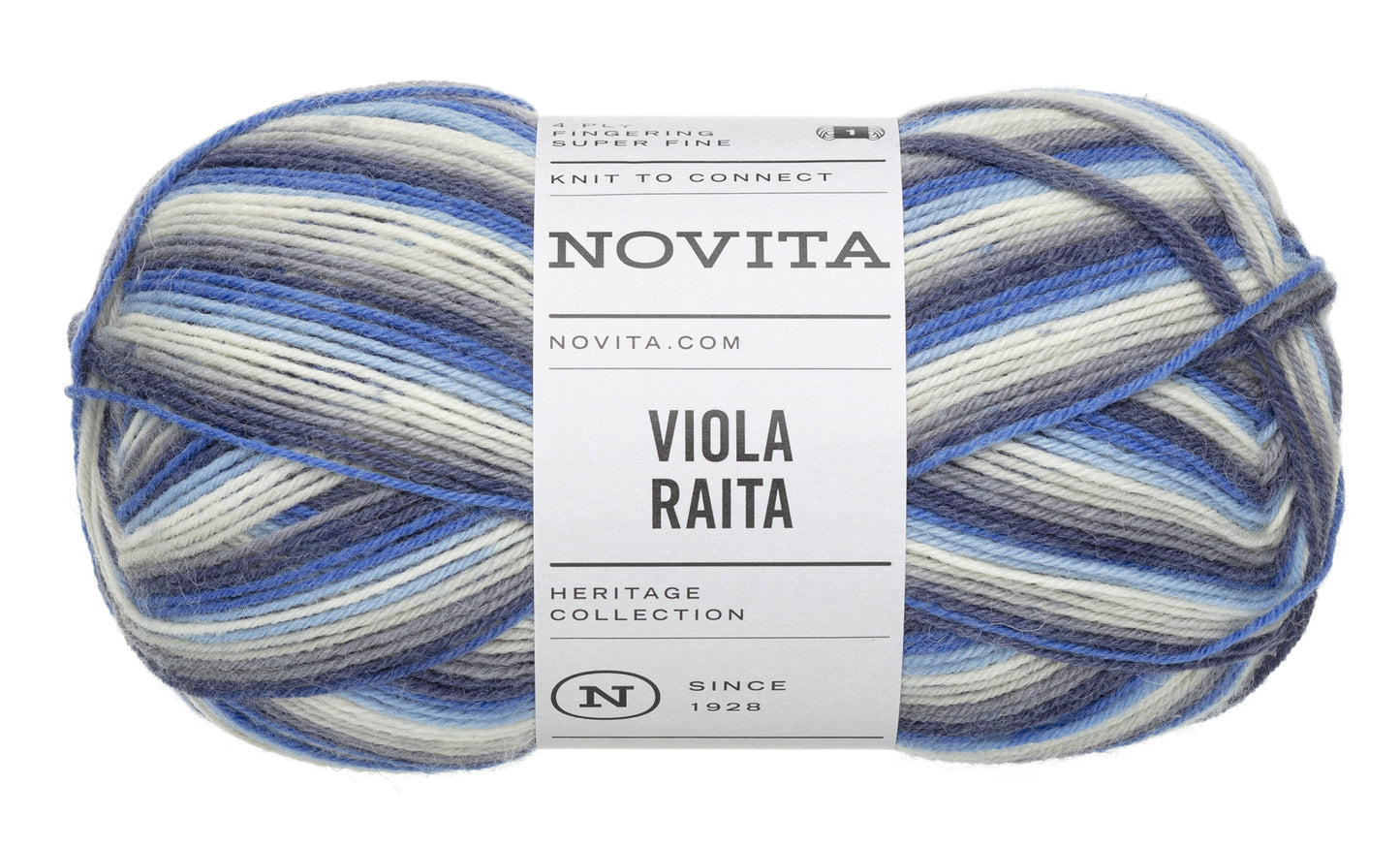 Novita Viola Raita 100 g 100 % ullgarn