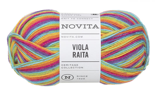 Novita Viola Raita 100 g villasekoitelanka