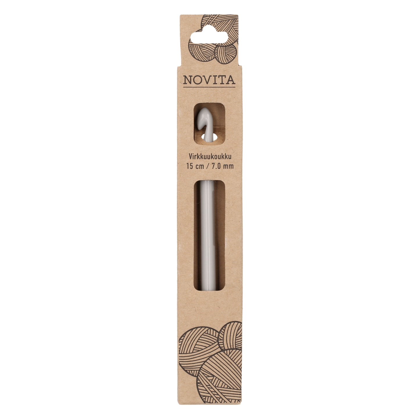 Novita virkkuukoukku 15 cm 7.0 mm