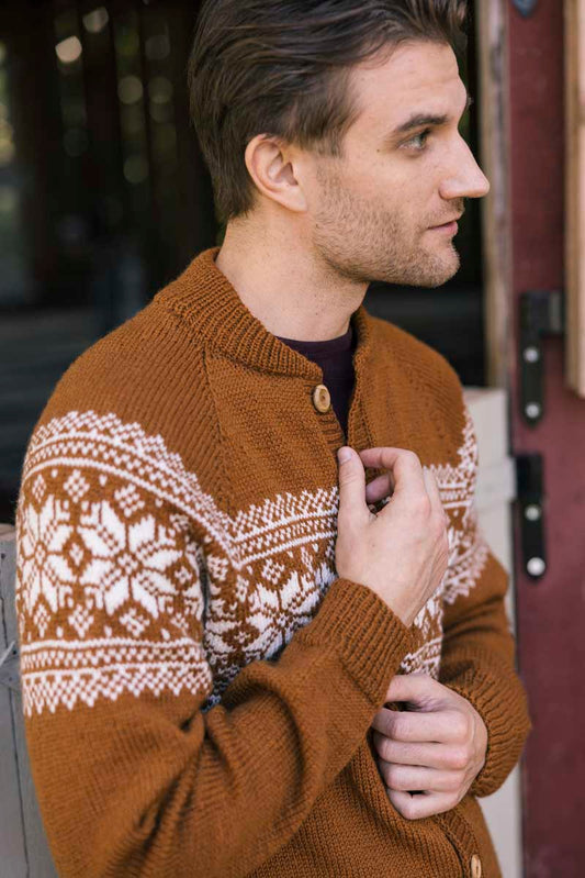 Downloadable pattern: Starry Night Cardigan (Novita Winter 2024)