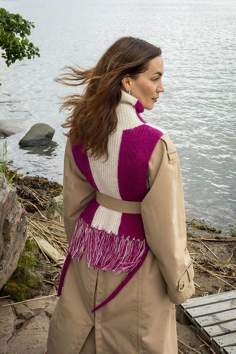 Downloadable pattern: Virginia knitted collar (Autumn 2025) FIN/SWE/ENG